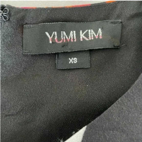 Yumi Kim Pink and Orange Floral short  Sleeve Sheath Dress - Picture 5 of 8